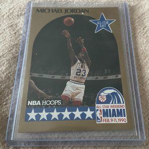 Original 1990 Hoops #5 Michael Jordan All Star Chicago Bulls. Great condition!